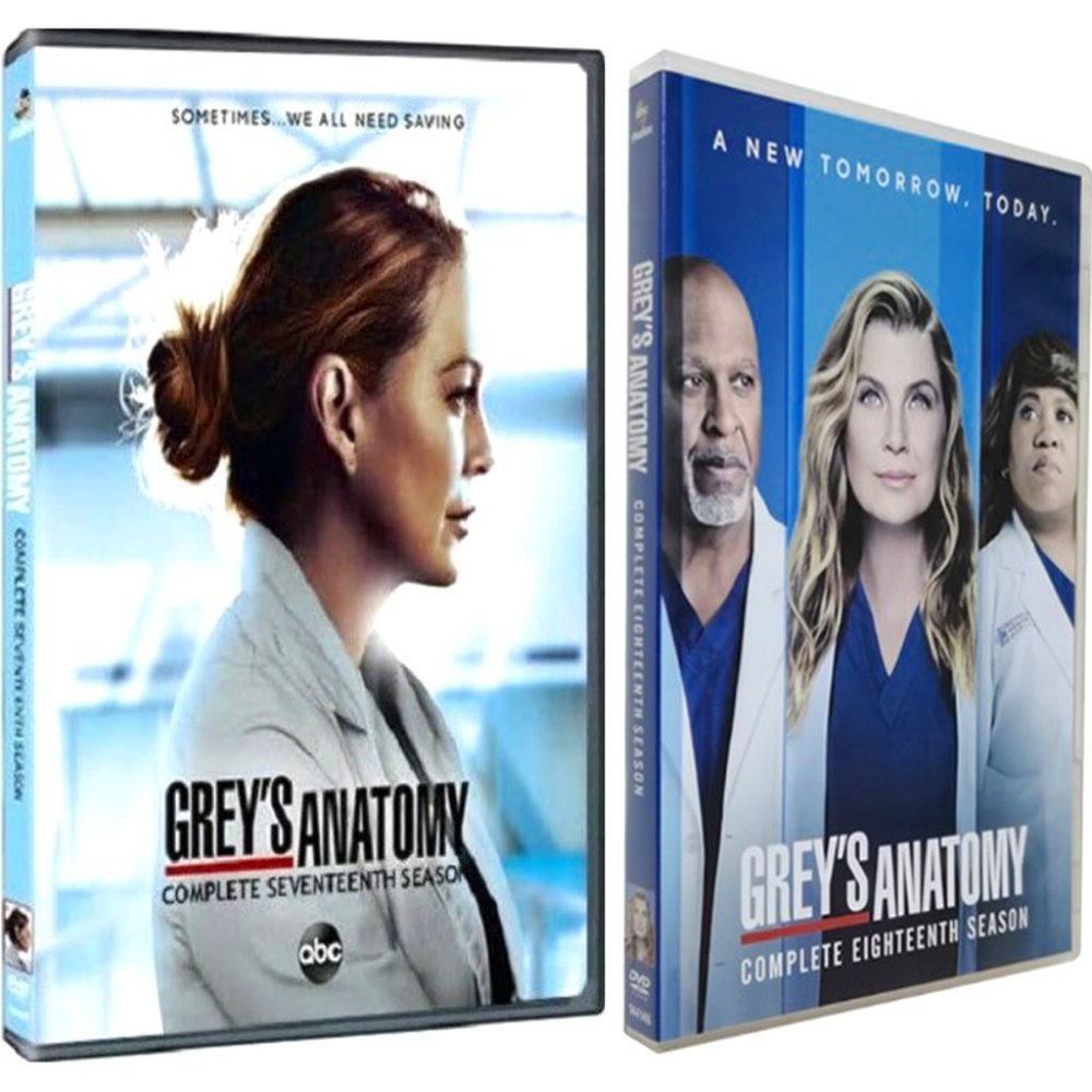 Grey's Anatomy Season 17 &  18 DVD Boxed Set The Complete Series Sealed  region1
